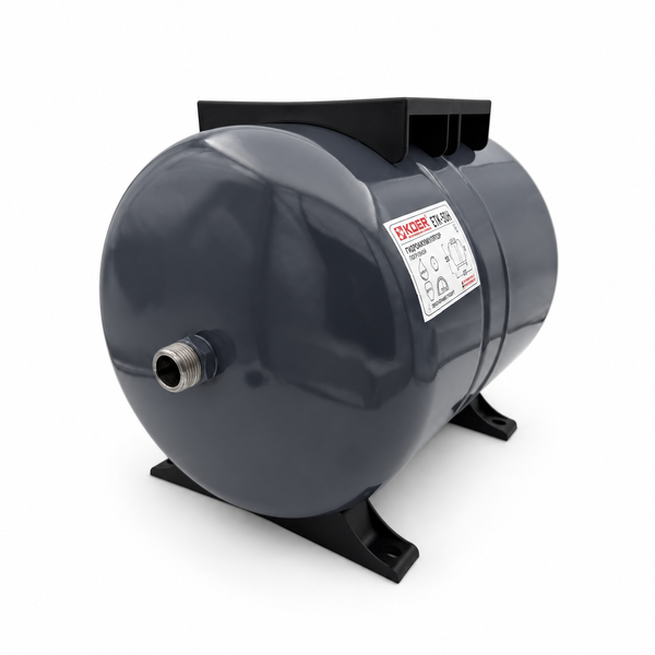 Гідроакумулятор горизонтальний KOER ETK-35H 35 л, фіксована мембрана BUTYL, безфланцевий KB0021 фото