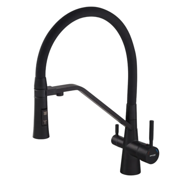 Смеситель для умывальника MX Premium Magnet 021 Black Reflector Black Германия 5 лет гарантии MI6974 фото