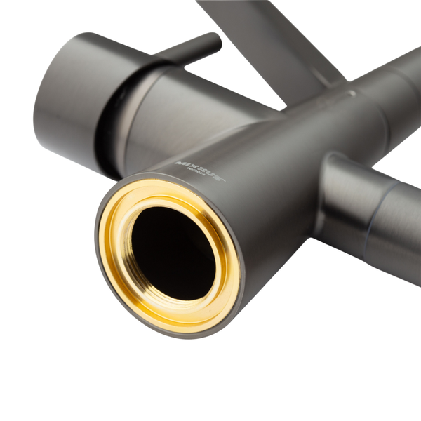 Змішувачь для умивальника MX Premium Magnet 021 Graphite Reflector Black Німеччина 5 років гарантії MI6975 фото
