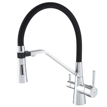 Смеситель для умывальника MX Premium Magnet 021 Reflector Black Германия 5 лет гарантии MI6973 фото
