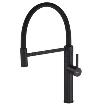 Смеситель для умывальника MX Premium Oliwer 017 Black Reflector Black Германия 5 лет гарантии MI6966 фото