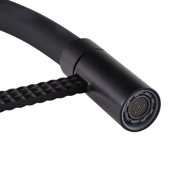 Змішувачь для умивальника MX Premium Oliwer 017 Black Reflector Black Німеччина 5 років гарантії MI6966 фото
