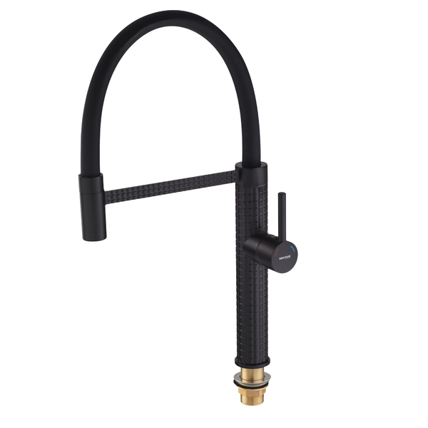 Змішувачь для умивальника MX Premium Oliwer 017 Black Reflector Black Німеччина 5 років гарантії MI6966 фото