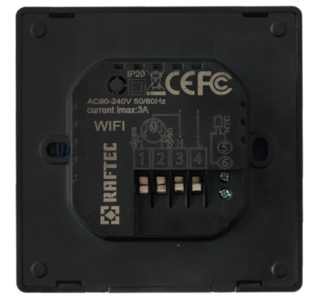 Программируемый терморегулятор Raftec R608B (Wi-Fi) R608B фото
