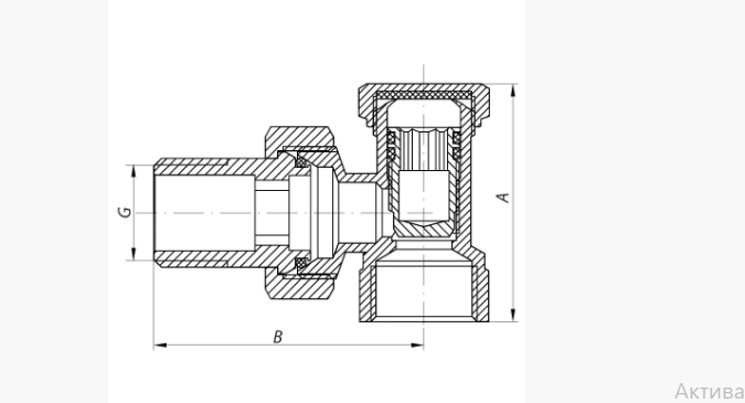 Вентиль угловой 1/2x1/2 "антипротечка" KР Czech KR.902-Gi (KR0003) KR0003 фото