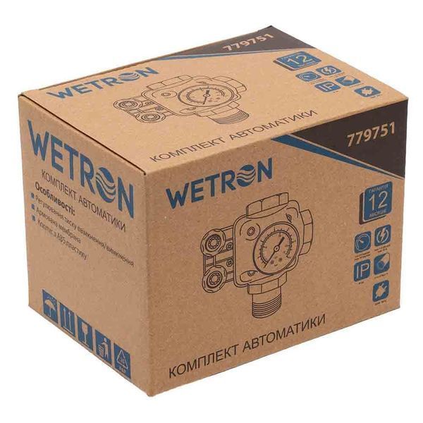 Комплект автоматики 1.4-2.8 бар 1"F&times;1"M&times;1"F WETRON SK-9.1 (779751) 779751 фото