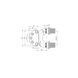 Настенный уголок со сквозным проходом и ВР Koer KA.LW20-06F-20 - 20(2.8mm) x 1/2"F x 20 KR4883 фото 2