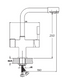 Змішувач для кухні HВ Hans 021 з виходом для питної води Німеччина 5 років гарантія HB0816 фото 3