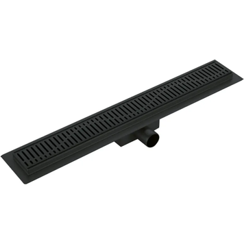 Душевой трап из нержавеющей стали SUS304 KP Czech FD35-70x500 (Черный) AC0624 фото