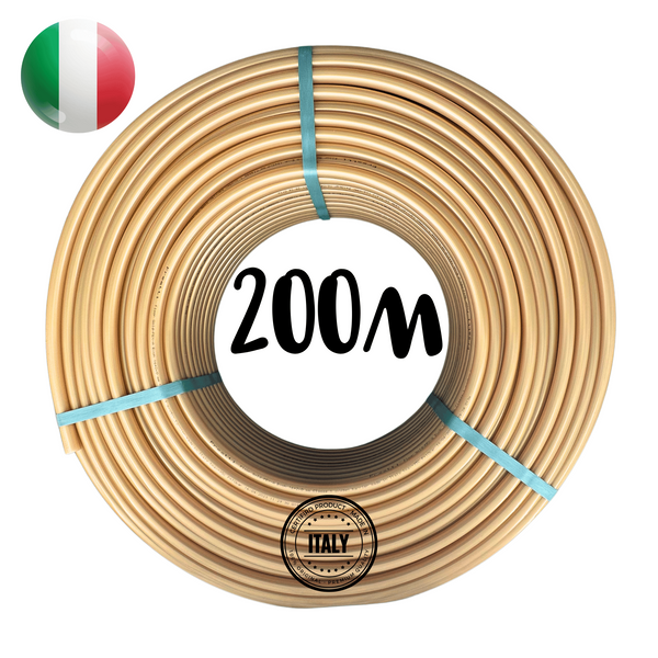 Труба для теплої підлоги ITALY-THERM 16×2.0 PEX-a Італія 95°C (бухта 200 метрів) з кислородним барьєром (Made in Italy) ITAL16/200 фото