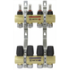 Коллекторный блок с расходомерами Raftec GOLD 1"х4 LCR-1.2(Латунь) 56997 фото 1