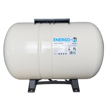 Гідроакумулятор ENERGO-N WHT100 (100 л, горизонтальний, незмінна мембрана) 1CО100020 фото