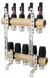Коллекторный блок с расходомерами Raftec GOLD 1"х5 LCR-1.2(Латунь) 56998 фото 4