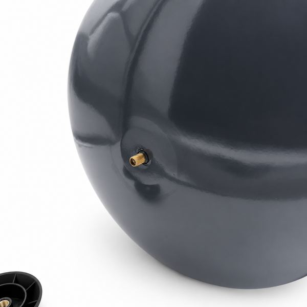 Гідроакумулятор горизонтальний KOER ETK-80H 80 л, фіксована мембрана BUTYL, безфланцевий KB0023 фото