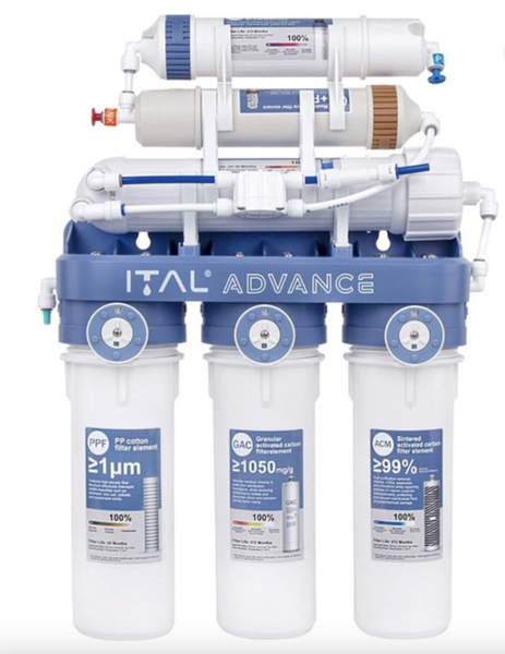Осмос ITAL Advance 6-75M (6 ступенів, без помпи, мембрана DUPONT 75 галон) ADV-RO6-75M фото