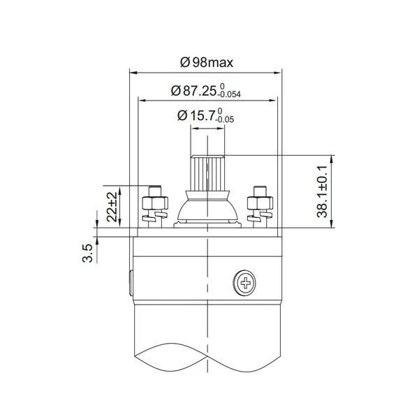 Насос центробежный 2.2кВт H 267(210)м Q 55(33)л/мин &Oslash;102мм (из 2х ЧАСТЕЙ) AQUATICA (DONGYIN) 4SDm2/38 (777128) 777128 фото