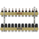 Колекторний блок з витратомірами Raftec GOLD 1"х11 LCR-1.2(Латунь) 57004 фото 1