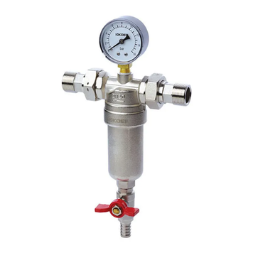 KOER KR.1250 - 3/4'' Фільтр самоочисний з манометром KR2657 фото