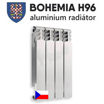 Радиатор секционный Алюминиевый BOHEMIA 500 B96 Чехия BogemAL500 фото