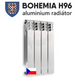 Радиатор секционный Алюминиевый BOHEMIA 500 B96 Чехия BogemAL500 фото 1