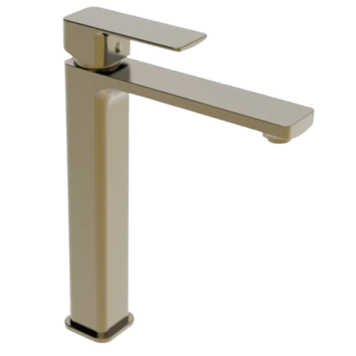 Смеситель для умывальника HB KUBUS 001 (HIGH) BRUSHED GOLD Германия 5 лет гарантии HB9623 фото