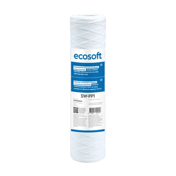 Картридж з поліпропіленової нитки Ecosoft 2,5"x10" 1 мкм (CPN25101ECO) CPN25101ECO фото