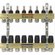 Коллекторный блок с расходомерами Raftec GOLD 1"х8 LCR-1.2(Латунь) 57001 фото 1