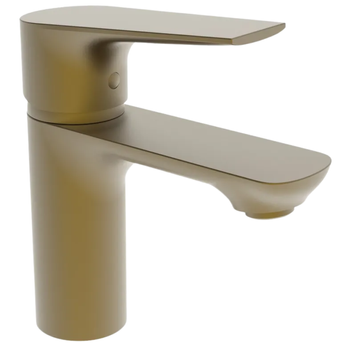 Смеситель для умывальника HB Milano 001 BRUSHED GOLD Германия 5 лет гарантии HB9619 фото