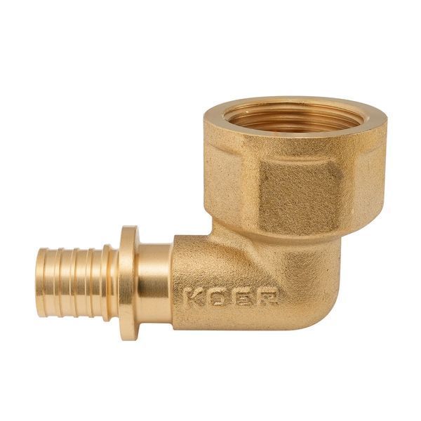 Переходной уголок с ВР Koer KA.L08F-16 - 16(2.2mm) x 3/4"F KR4877 фото