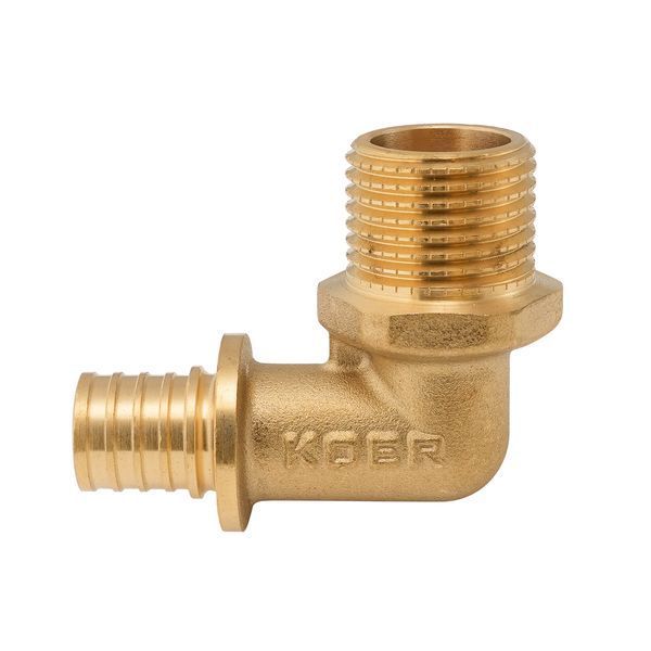 Кутник перехідний із ЗР Koer KA.L06M-16 - 16(2.2mm) x 1/2"M KR4874 фото
