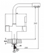 Змішувач для кухні з вих. для питної води MХ SUS 021 Нержавіюча сталь Німеччина Гарантія 5 років SS2817 фото 3