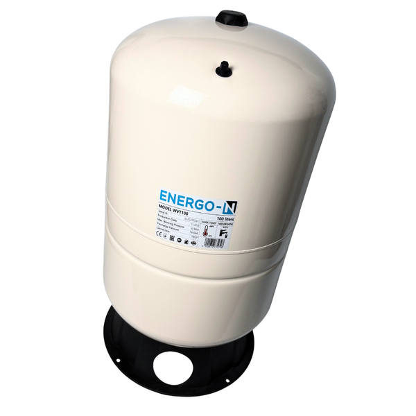 Гідроакумулятор ENERGO-N WVT100 (100 л, вертикальний, незмінна мембрана) 1V01000202 фото